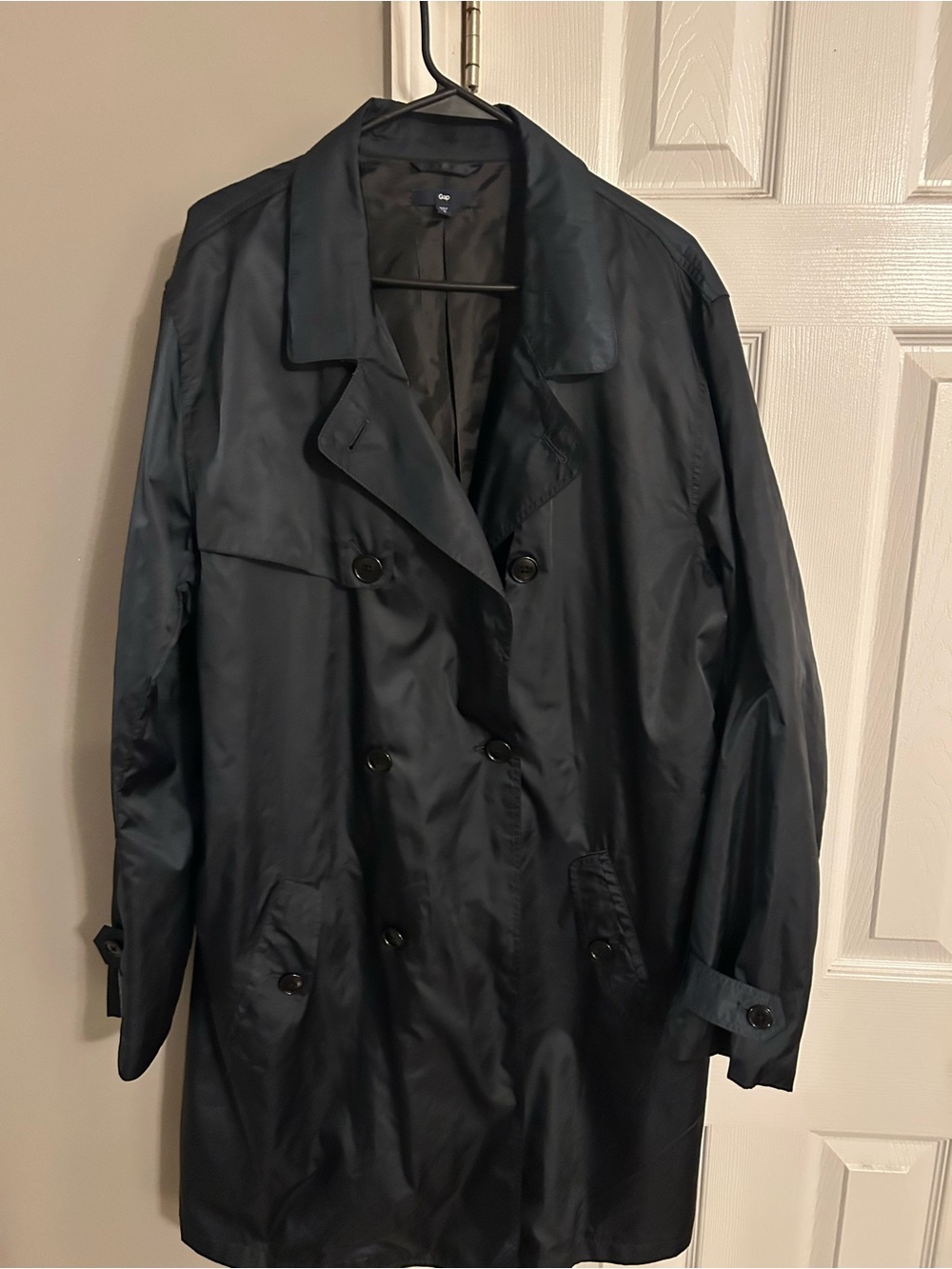GAP Black Lightweight Lined Rain  Jacket